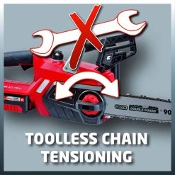 Einhell Accu Kettingzaag GE-LC 18 Li Kit (1x3,0Ah) Power X-Change (Li-Ion - 18 V - 25 Cm Zwaardlengte - 23 Cm Snijlengte - Terugslagbescherming - Kettingvangbout - Incl. 3,0 Ah Accu En Lader) -Tuin Gerelateerd 1200x1200 843