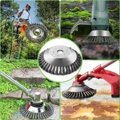 Merkloos SlimShop Onkruidborstel - Bosmaaier Grastrimmer - Onkruid - Onkruidkrabber - Voegenborstel - Onkruidverwijderaar - Max 10.000 Toerental P/m - 20CM -Tuin Gerelateerd 1200x1200 897