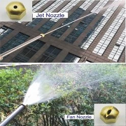 Merkloos Hogedruk-waterjet-Waterspuit-tuinslang | Spuitpistool Aansluiting Op Tuinslang | Hogedruk Waterpistool, Bevestiging Voor Tuinsproeier- Auto Wassen- Terras/tuin Reiniger -Tuin Gerelateerd 1200x1200 939