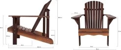 MaximaVida Adirondack Tuinstoel Toronto Oil - Uit Exclusief Mahoniehout -Tuin Gerelateerd 1200x501