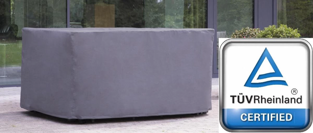 Weersbestendige Beschermhoes Tuinset | 245 X 150 X 95 Cm | Premium | Waterproof | TÜV Rheinland Gecertificeerd | Hoes Voor Tuin | Waterdicht | Solution Dyed (verkleuring Onmogelijk) | Grijs / Antraciet 10 Weersbestendige Beschermhoes Tuinset | 245 X 150 X 95 Cm | Premium | Waterproof | TÜV Rheinland Gecertificeerd | Hoes Voor Tuin | Waterdicht | Solution Dyed (verkleuring Onmogelijk) | Grijs / Antraciet - Afbeelding 8