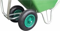 Kruiwagen Met Dubbel Luchtwiel Stal Eco Groen 160 Liter -Tuin Gerelateerd 1200x634 1