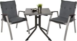 Beautissu Set Van 6x Tuinkussens Lage Rug Loft NL 100 X 50 X 6 Cm - Kussen Antraciet - Zitkussen Sierkussen Tuinstoel -Tuin Gerelateerd 1200x637