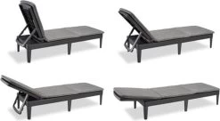 Allibert Jaipur Ligbed - 58x187,5x29 Cm - Grafiet -Tuin Gerelateerd 1200x663