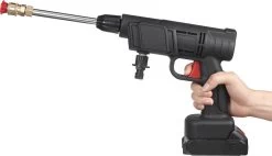 Merkloos Drillpro Elektrische Accu - Hogedrukreiniger - 30Bar - Multifunctioneel Mondstuk - Draagbaar Oplaadbaar Snoerloos - Zwart -Tuin Gerelateerd 1200x691