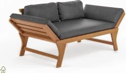 Loungebank Tuin FSC Antraciet – Makkelijk Verstelbaar Lounge Bank Balkon – Tuinbank Lounge Hardhout FSC – Perfecthomeshop -Tuin Gerelateerd 1200x702
