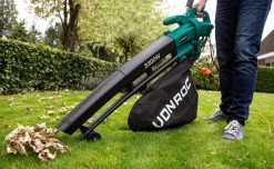 VONROC 3-in-1 Bladblazer – 3300W – Blazen, Zuigen & Versnipperen – 270km/h – Incl. 40L Opvangzak -Tuin Gerelateerd 1200x740