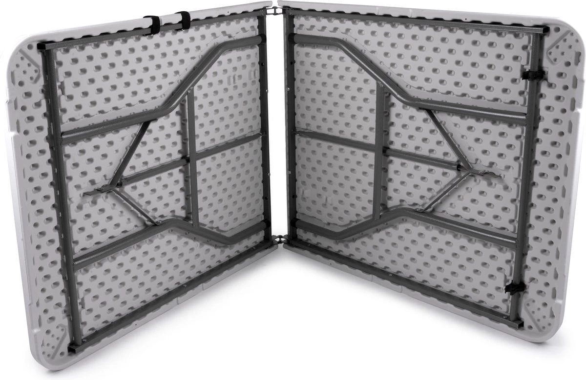 MaxxGarden Vouwtafel - Opvouwbare Kampeer Tafel - Tuin - Camping - Binnen - Weersbestendig - 180 X 74 X 74cm- Wit 14 MaxxGarden Vouwtafel - Opvouwbare Kampeer Tafel - Tuin - Camping - Binnen - Weersbestendig - 180 X 74 X 74cm- Wit - Afbeelding 12