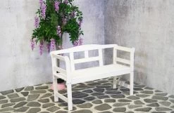 SenS-Line Friesen Tuinbank - Hout - Wit -Tuin Gerelateerd 1200x784