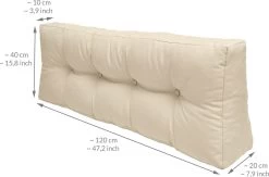 Beautissu Elements – Palletkussen 120x40cm - Rugkussen Natuur In Matraskussen Kwaliteit -Tuin Gerelateerd 1200x790 1