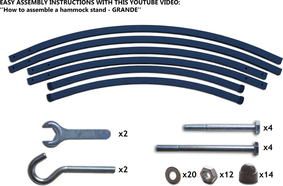 Hangmat Met Standaard – 1 Persoons – EXTRA STABIEL Frame Tot 120 Kg - Indela 4 Hangmat Met Standaard – 1 Persoons – EXTRA STABIEL Frame Tot 120 Kg - Indela - Afbeelding 2
