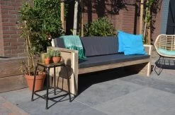 Sanderswoodworks Houten Tuinbank Vlieland - Incl. Kussens - Steigerhout -Tuin Gerelateerd 1200x794 2