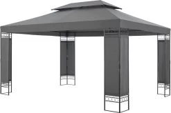 Paviljoen Lanciano Partytent 4x3x2,65 Cm Donkergrijs -Tuin Gerelateerd 1200x795 1
