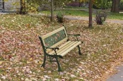 LIFA GARDEN Tuinbank Voor 2 Kinderen | Kinderbank Van Onbewerkt Hout En Ijzer | Nostalgische Tuinbank Met Jungle Afbeelding In De Rugleuning | Tuinbank Om Te Beitsen | 82 X 39 X 50 Cm -Tuin Gerelateerd 1200x799 3