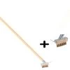 Synx Tools Onkruidborstel Met Schraper + Extra Borstel Met Schraper - Onkruidverwijderaar / Bodembewerkers - Voegenborstels -Voegenkrabbers - Met 2x Houders En 1x Steel 160cm -Tuin Gerelateerd 1200x800 177