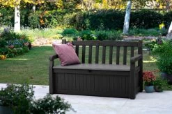 Keter Eden Garden Bench Opbergbank - 265L - 140x60x84cm - Zwart/Grijs -Tuin Gerelateerd 1200x800 19