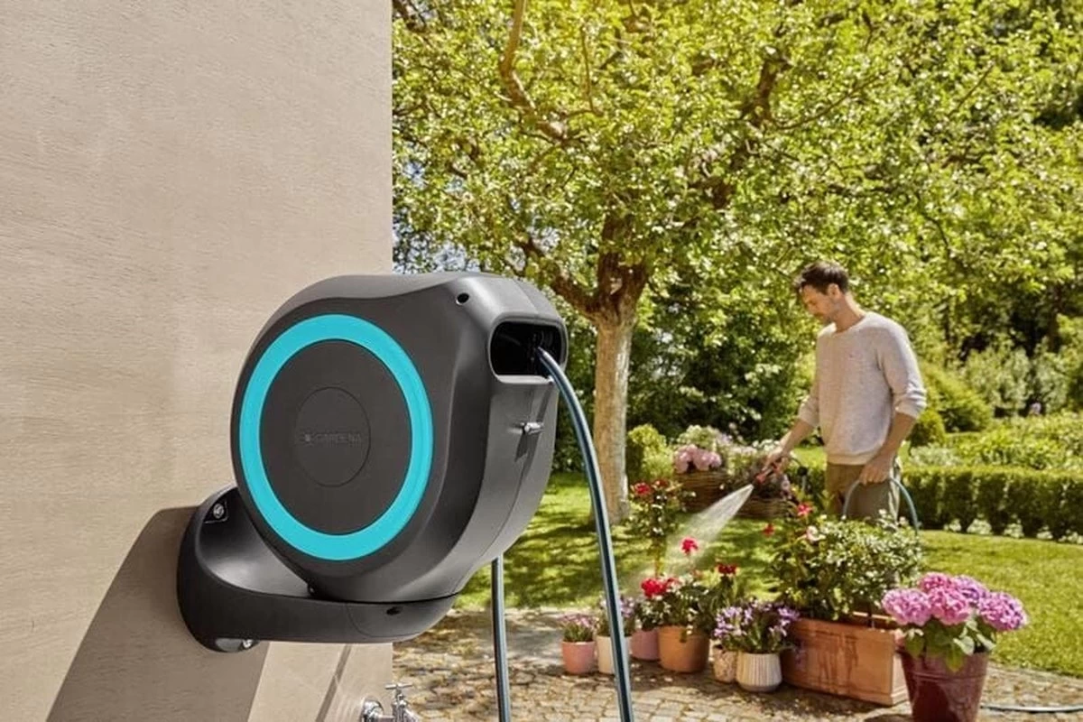 GARDENA - Wandslangbox RollUp M - 20m Slang - 11 Diameter 8 GARDENA - Wandslangbox RollUp M - 20m Slang - 11 Diameter - Afbeelding 6