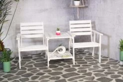 Tuinbank - Romeo Tete A Tete - Wit - 170cm 11 Tuinbank - Romeo Tete A Tete - Wit - 170cm -Tuin Gerelateerd 1200x800 21
