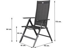 Hartman Aruba Aluminium Tuinstoel - Antraciet Verstelbaar -Tuin Gerelateerd 1200x800 34