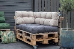 2L Home & Garden Rugkussen Metro Grijs - 60 X 40cm -Tuin Gerelateerd 1200x800 84