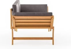 Loungebank Tuin FSC Antraciet – Makkelijk Verstelbaar Lounge Bank Balkon – Tuinbank Lounge Hardhout FSC – Perfecthomeshop -Tuin Gerelateerd 1200x824 2