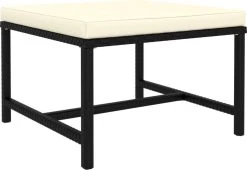 VidaXL 4-delige Loungeset Met Kussens Poly Rattan Zwart -Tuin Gerelateerd 1200x827 1