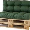 2L Home & Garden Palletkussen Metro Olijf - 120 X 80cm -Tuin Gerelateerd 1200x843