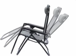 Alice's Garden Campingstoel PATRICK - Set Van 2 - Opvouwbaar - Verstelbaar - Grijs -Tuin Gerelateerd 1200x877 1