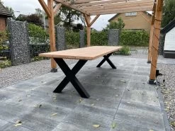 Tuintafel Douglas 300 Cm X 90 Cm | Stalen Poten | 8-10 Personen | DuuMaa -Tuin Gerelateerd 1200x899 2