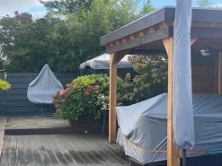 COVER UP HOC - Diamond Hoes Tuinmeubelen- 250x250x90 Cm - Tuinset Beschermhoes Waterdicht Met Stormbanden, Trekkoord En Afwaterings HOCCIE - Zilvergrijze Hoes Tuinmeubels -Tuin Gerelateerd 1200x900 4
