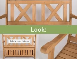 Needs&wants® Houten Tuinbank Met Opbergruimte, 2-zits Kistbank Houten Klassieke Bank Opslag, Grote Tuinopbergbank Van Massief Hout Weerbestendig Voor Buiten Tuin, Balkon, Terras, 115x61x85 Cm, Donker-bruin -Tuin Gerelateerd 1200x922 2