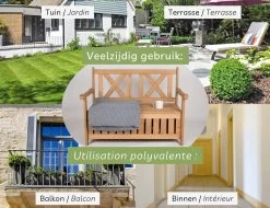Needs&wants® Houten Tuinbank Met Opbergruimte, 2-zits Kistbank Houten Klassieke Bank Opslag, Grote Tuinopbergbank Van Massief Hout Weerbestendig Voor Buiten Tuin, Balkon, Terras, 115x61x85 Cm, Donker-bruin -Tuin Gerelateerd 1200x922 3