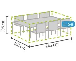Weersbestendige Beschermhoes Tuinset | 245 X 150 X 95 Cm | Premium | Waterproof | TÜV Rheinland Gecertificeerd | Hoes Voor Tuin | Waterdicht | Solution Dyed (verkleuring Onmogelijk) | Grijs / Antraciet 16 Weersbestendige Beschermhoes Tuinset | 245 X 150 X 95 Cm | Premium | Waterproof | TÜV Rheinland Gecertificeerd | Hoes Voor Tuin | Waterdicht | Solution Dyed (verkleuring Onmogelijk) | Grijs / Antraciet -Tuin Gerelateerd 1200x960