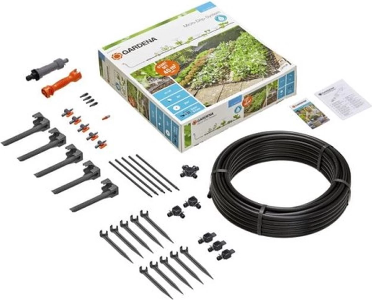 GARDENA Micro Drip System Bloembed En Moestuin Startset Druppelsysteem - 25 Meter 10 GARDENA Micro Drip System Bloembed En Moestuin Startset Druppelsysteem - 25 Meter - Afbeelding 8