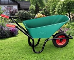 Gardebruk Kruiwagen 100 L - Kunststof Kuip – Tot 150KG Groen -Tuin Gerelateerd 1200x972 4