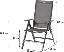 Hartman Aruba Aluminium Tuinstoel - Antraciet Verstelbaar -Tuin Gerelateerd 1200x983 1
