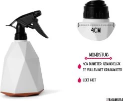 Hanamura Plantenspuit – Sprayflacon – Waterverstuiver – Wit – 600ml -Tuin Gerelateerd 1200x988 1