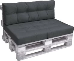 Beautissu Eco Elements Palletkussen – Rugkussen 120x40x15 Cm Voor Palletbank - Kussen Graphiet Grijs - Palletkussens In Matraskussen Kwaliteit -Tuin Gerelateerd 1200x995 3