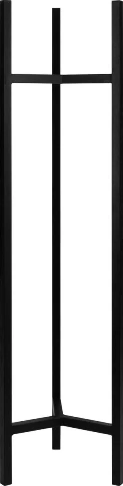 QUVIO Plantenstandaard Inclusief Pot - Staande Plantenbak - Metaal - Plantenbak - Plantenhouders - Planten Zuilen - Voor Buiten - Bloempot - 22 X 22 X 90 Cm - Zwart -Tuin Gerelateerd 304x1200 1