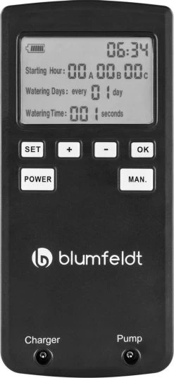 Blumfeldt Greenkeeper Automatisch Bewateringssysteem - Besproeiingscomputer - Druppelsysteem - Bewateringsautomaat Ideaal Tijdens Vakantie - Voor 60 Potplanten -Tuin Gerelateerd 552x1200 1