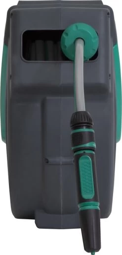 VONROC Automatische Slanghaspel – Incl. 25m Tuinslang, Aansluitslang, Spuitstuk, Koppelingen & Kraanaansluiting -Tuin Gerelateerd 577x1200 1