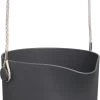 Elho B.for Swing 18 Hangpot - Bloempot Voor Binnen - Ø 18.0 X H 16.5 Cm - Zwart/Antraciet