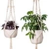 Plantenhanger - Plantenhanger Macrame - Set Van 2 - Wit - Knopen - Luxe Gevlochten Touw - Met Ophang Haken - Fienosa 2 Plantenhanger - Plantenhanger Macrame - Set Van 2 - Wit - Knopen - Luxe Gevlochten Touw - Met Ophang Haken - Fienosa -Tuin Gerelateerd 632x1200 1