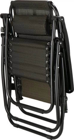 Springos Tuinstoel | Ligstoel | Opvouwbaar | Verstelbaar | Ergonomische Hoofdsteun | Bruin / Zwart -Tuin Gerelateerd 641x1200