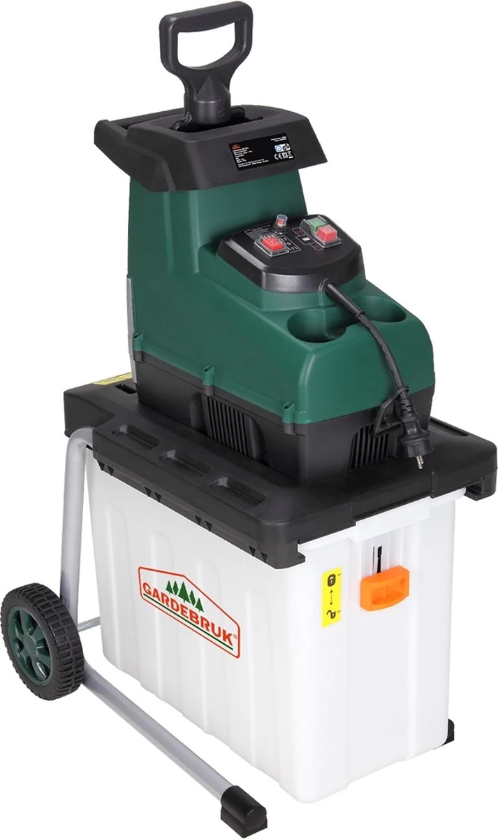 Gardebruk Hakselaar Elektrisch 2800W - 45mm Takdikte - Opvangbak 60 L 8 Gardebruk Hakselaar Elektrisch 2800W - 45mm Takdikte - Opvangbak 60 L - Afbeelding 6
