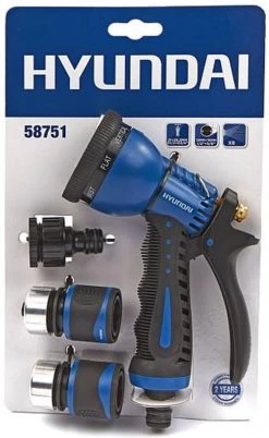 Hyundai Sproeiset Deluxe 4-delig - Geschikt Voor 13 Mm (1/2) En 15 Mm (5/8) - Ergonomische Design - Roestvrij Staal -Tuin Gerelateerd 737x1200