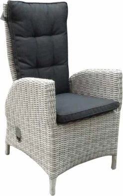 Menorca Dining Tuinstoel Verstelbaar Wit Grijs -Tuin Gerelateerd 753x1200