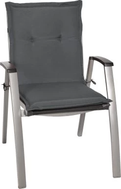 Beautissu Set Van 6x Tuinkussens Lage Rug Loft NL 100 X 50 X 6 Cm - Kussen Antraciet - Zitkussen Sierkussen Tuinstoel -Tuin Gerelateerd 773x1200