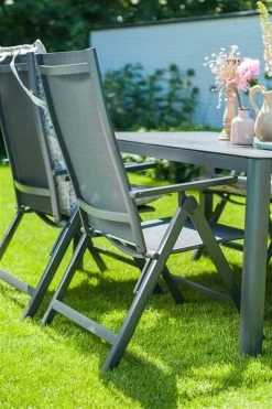 Hartman Aruba Aluminium Tuinstoel - Antraciet Verstelbaar -Tuin Gerelateerd 799x1200