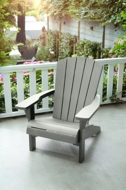 Keter Troy Adirondack Tuinstoel - Set Van 2 - 81x80x96,5cm - Lichtgrijs -Tuin Gerelateerd 800x1200 7